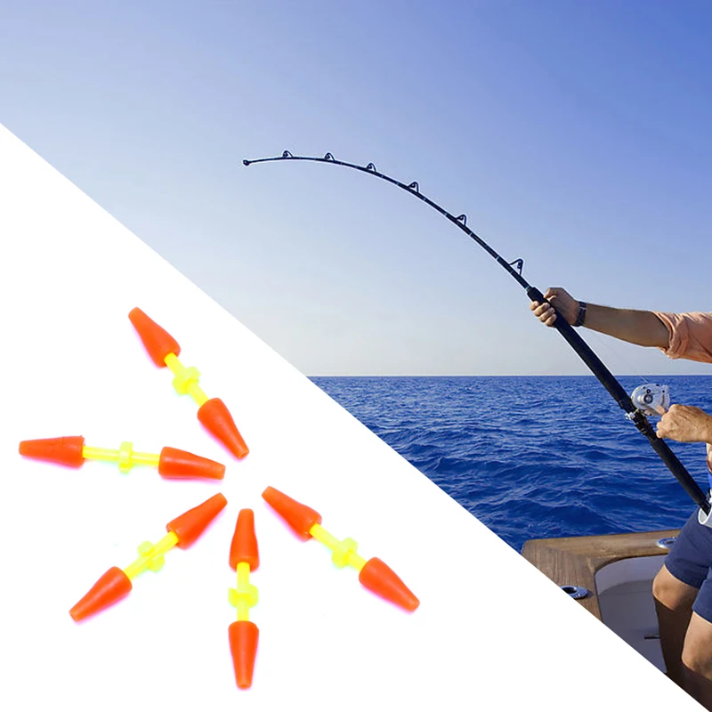 

[OOTDTY] 2017 Rock Sea Fishing Anti Wind Bar Cara Rod Bobber Float Stoppers Fishing Tackle 5pcs APR07_17