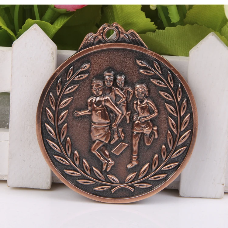 

Size 6.5MM Running Medals 1Set Contain 3pcs Gold Color Medal and Silver Color Medal and Branze Color Medal with Ribbon