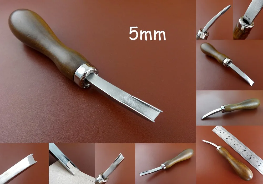 3kind FrenchStyle Leathercraft Edge Beveler Skiving Skiver Edger Gouges Cut Tool
