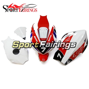 

Fiberglass Racing Motorcycle Full Fairing Kit For Honda CBR1000RR 2012 2013 2014 2015 ABS Plastic Injection Body Kits White Red