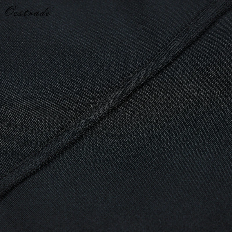 Ocstrade, короткая куртка, весна, новинка, модная, черная, расшитая бисером, высокое качество, искусственный шелк, женская, бандажная куртка