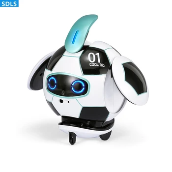 

Educational Touch Control Robot Touch Deformation Infrared Avoid Recording Voice Change Interaction Music Toys Auto Presentation