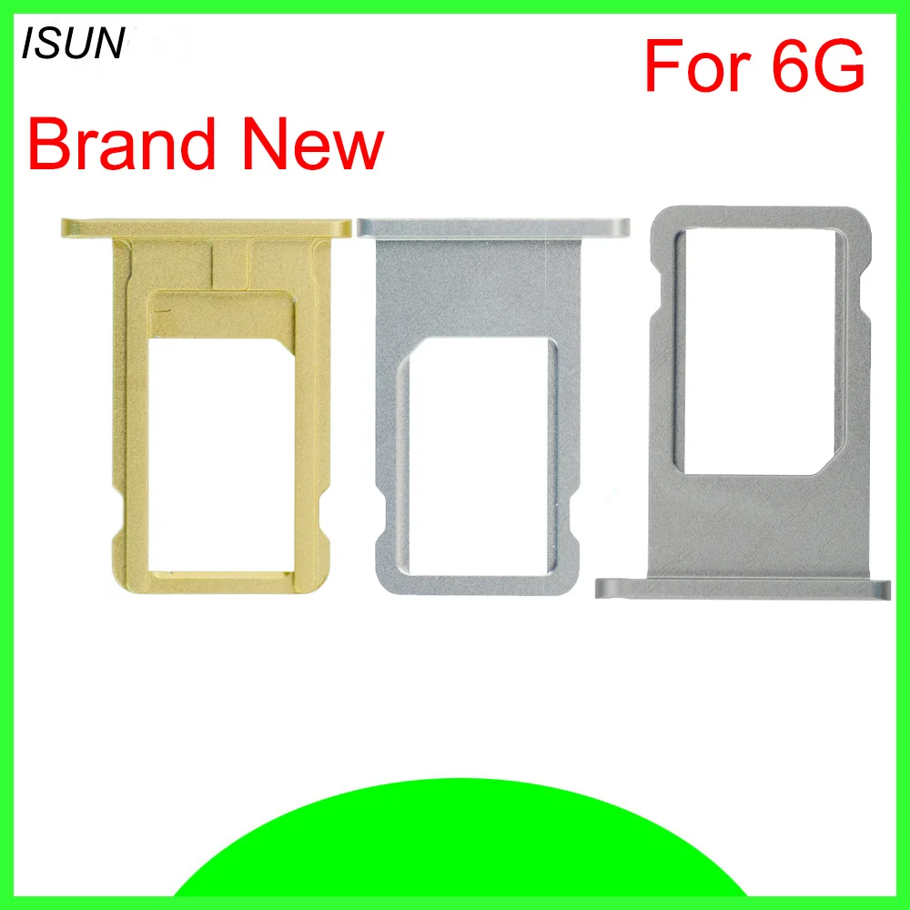 

ISUNOO SIM Card Tray Holder For Iphone 6G 6S 6P 6SP Sim Tray Holder Repair Parts