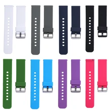21cm Soft Silicone Watch Band Replacement Watch Strap for Cookoo2 Watch Pebble Time LG MOTO360 2rd
