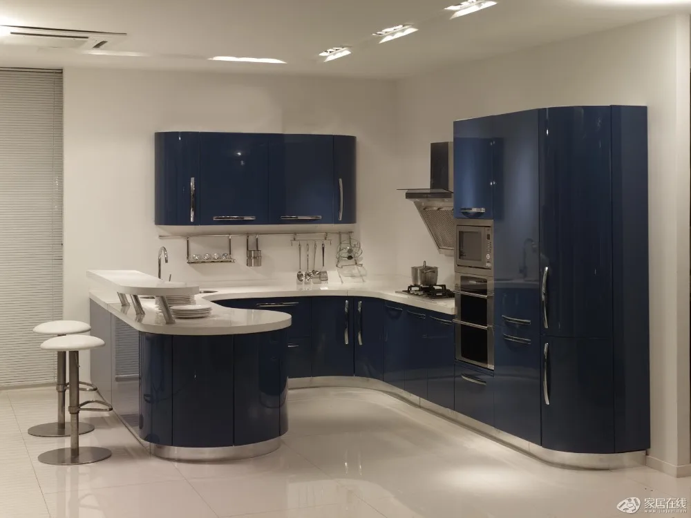 Material de madera PVC panel de puerta muebles de armario de cocina en