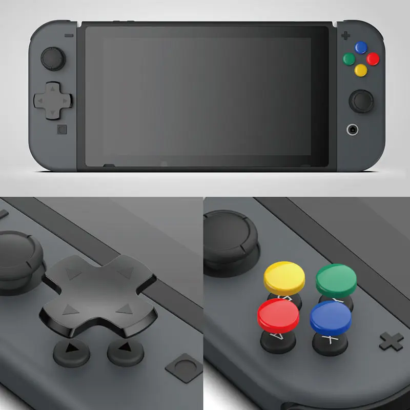 Набор колпачков с кнопкой D Pad для стиков Xbox Ps4 аксессуары контроллеров Nintendo Switch Joy
