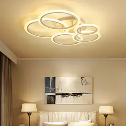 Circel кольца оригинальной формы Потолочные светильники для гостиная спальня дома AC85-265V современный светодиодный потолочный светильник lustre