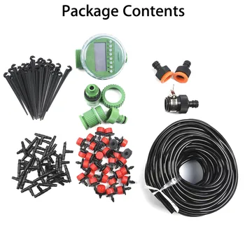 

Micro Drip Irrigation System Self Watering Garden Hose Kit Accessaries Tool