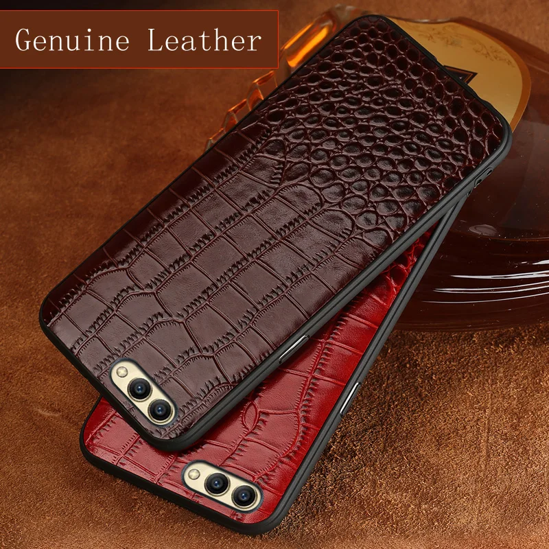 

Phone Case For Huawei Honor 9 10 V9 V10 Case Luxury crocodile Texture case For P10 plus P20 Mate 9 10 Pro cover