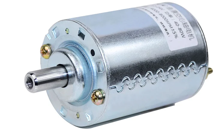 DC12V24V36V220V 40 Вт-350 Вт 3500RPM3800RPM7000RPM двойной шаровой подшипник мотор шпиндель токарный станок шарик машина высокая мощность двигатель Поплавковый двигатель