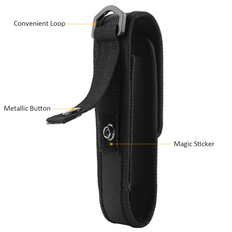 XTAR T220 Fenix Flashlight Pouch Molle LED Torch Holster Outdoor Work Hunting Camping Hiking Multitool Flashlight Pouch Nylon 4