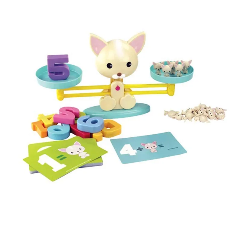 Math Balancing Scale Number Balance Board Game Money Pig Dog Animal Figure Learning & Education Baby Preschool Math Toys Math Balancing Scale Number Balance Board Game Money Pig Dog Animal Figure Learning & Education Baby Preschool Math Toys