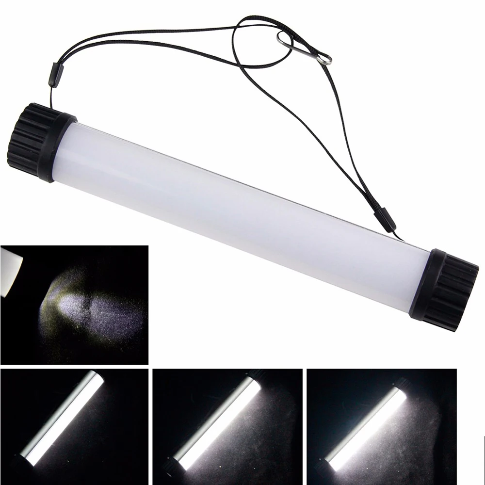 

Portable 3W USB Solar Rechargeable Emergency Panel Lamp  Car Camping Riding Light  Very Useful Tube  Flashlight