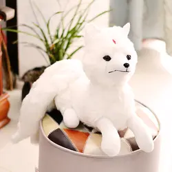 Кэндис Го! Милые плюшевые игрушки мультфильм животных девять хвостов fox мягкий белый лиса кукла для девочек Творческие рождения