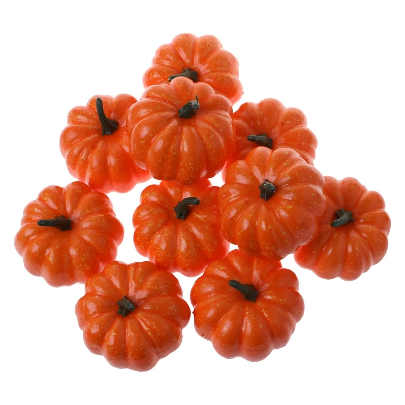Реалистичные искусственная тыква на Хэллоуин Поддельные фрукты овощи вечерние украшения для дома