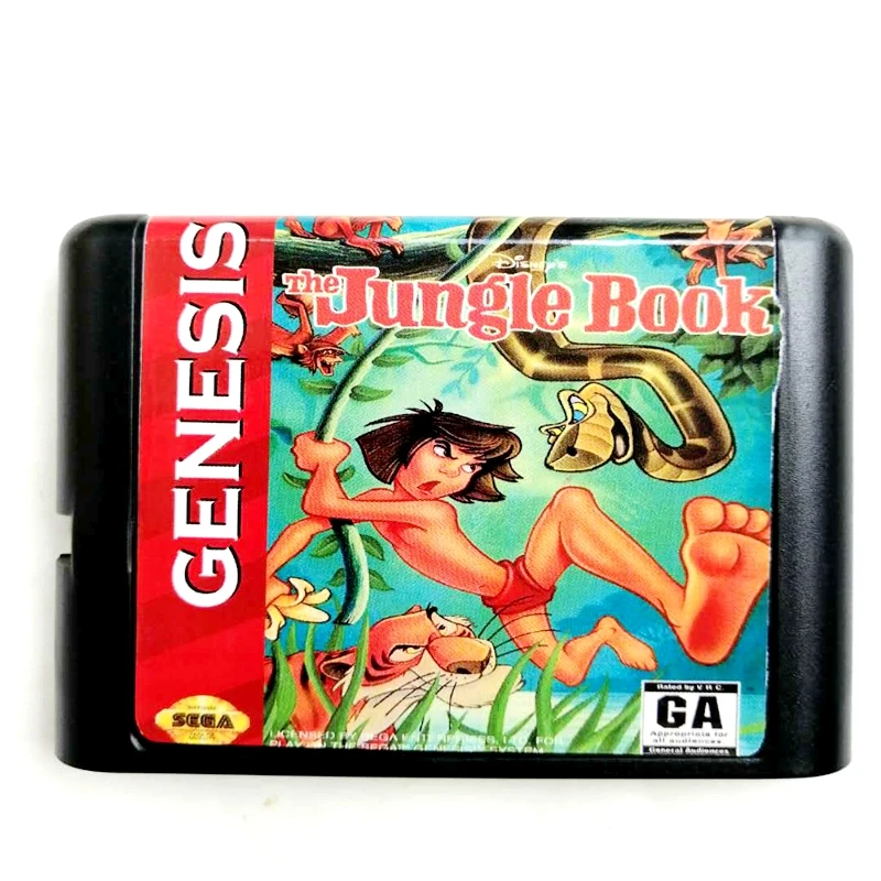 Карта памяти Jungle Book 16 bit MD для sega Mega Drive 2 для sega Genesis Megadrive