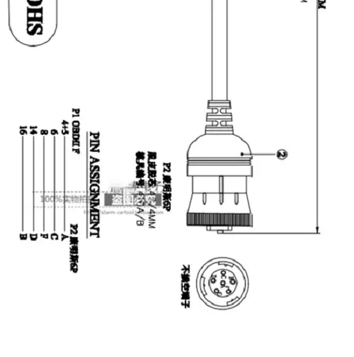 6pin drawing