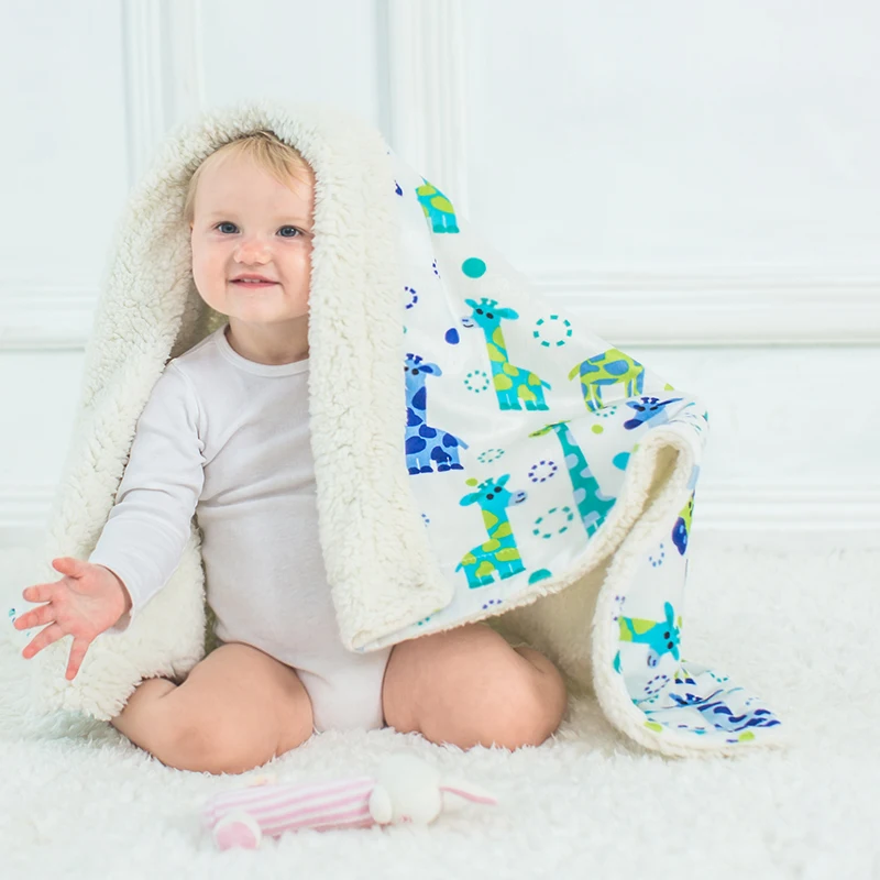 Buy Winter Baby Blanket Thicken Envelope Artificial