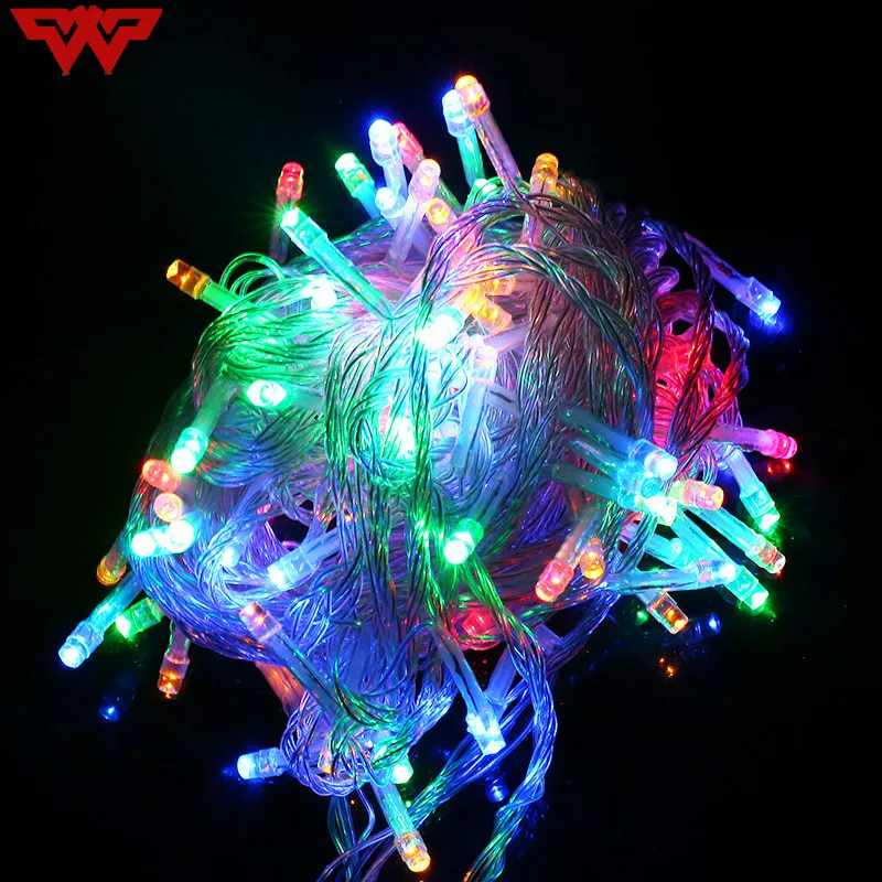 Led string light 10m 100led 110V US / 220V EU colorful holiday led lighting waterproof outdoor decoration christmas | Лампы и