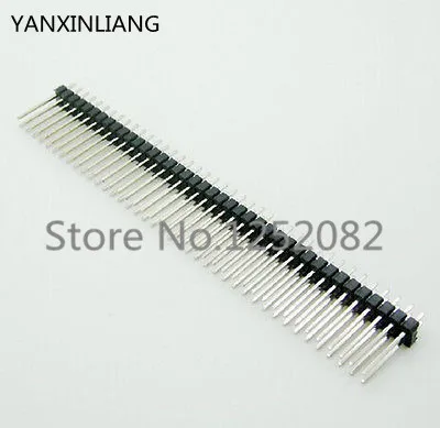 

10 pcs Pitch 2.54mm 2X40 Pin 80 Pin Male Pin Header Strip Straight Length 17mm