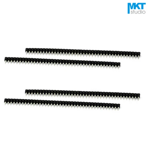 

100Pcs Circular Hole 2.54mm Pitch Single Row Straight Pins SIL Female Socket Pin Header For Arduino 2P 3P 4P 5P 6P 7P 8P 9P 10P