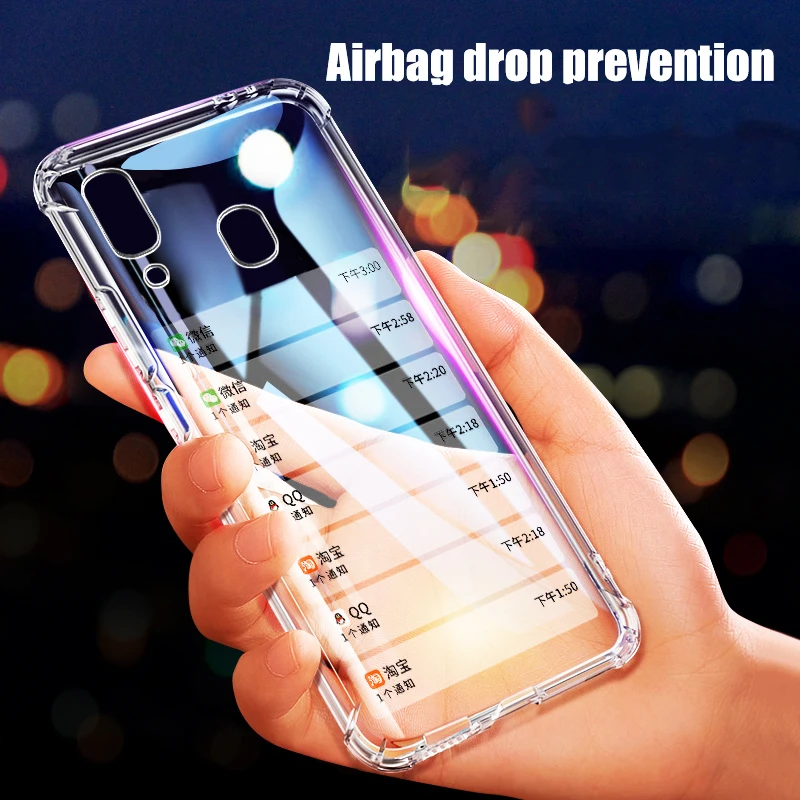 Противоударный Прозрачный чехол для Samsung Galaxy A50 A70 A40 A30 A10 A20 A51 A71 m30 m20 m10 A 50 защитная