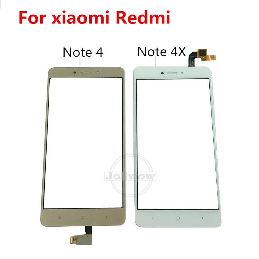 Сенсорный экран для Xiaomi Redmi Note 4 задняя панель Сменный датчик переднее стекло
