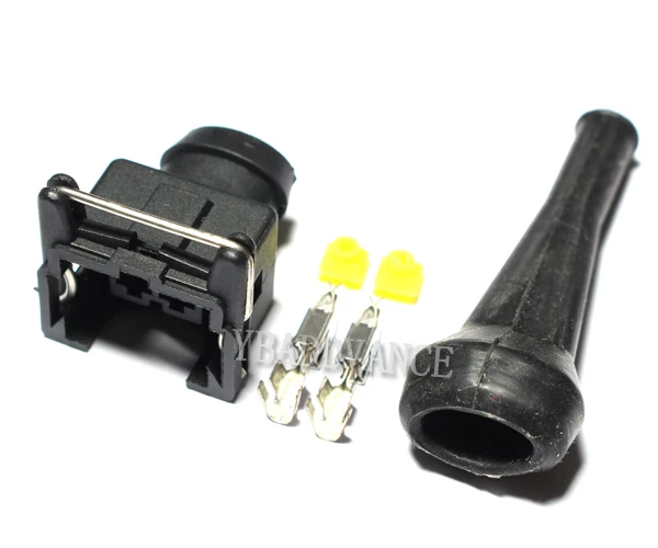 2 Hole Female Fuel Waterproof Ev1 Automotive Electrical Connector With