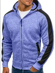 ZOGAA Мужская мода толстовка с капюшоном толстовки geek Новый мужской свитер модный пуловер Высокий воротник чистый цвет вязать