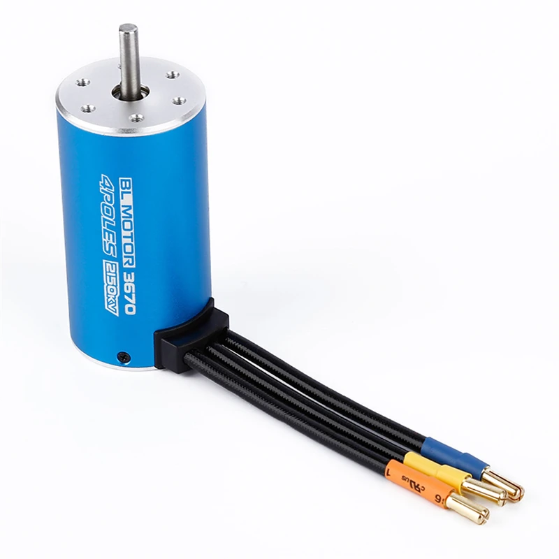 

BS#S 3670 4Poles 2150KV Brushless Motor for RC 1/10 off-road Monster Car Boat Free Shipping