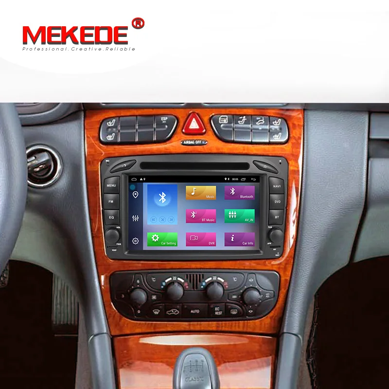 Excellent 2+32G Android 9.1 Car DVD Player For Mercedes Benz W209 W203 W463 Viano W639 Vito Wifi 3G WIFI GPS Bluetooth Radio Stereo audio 1