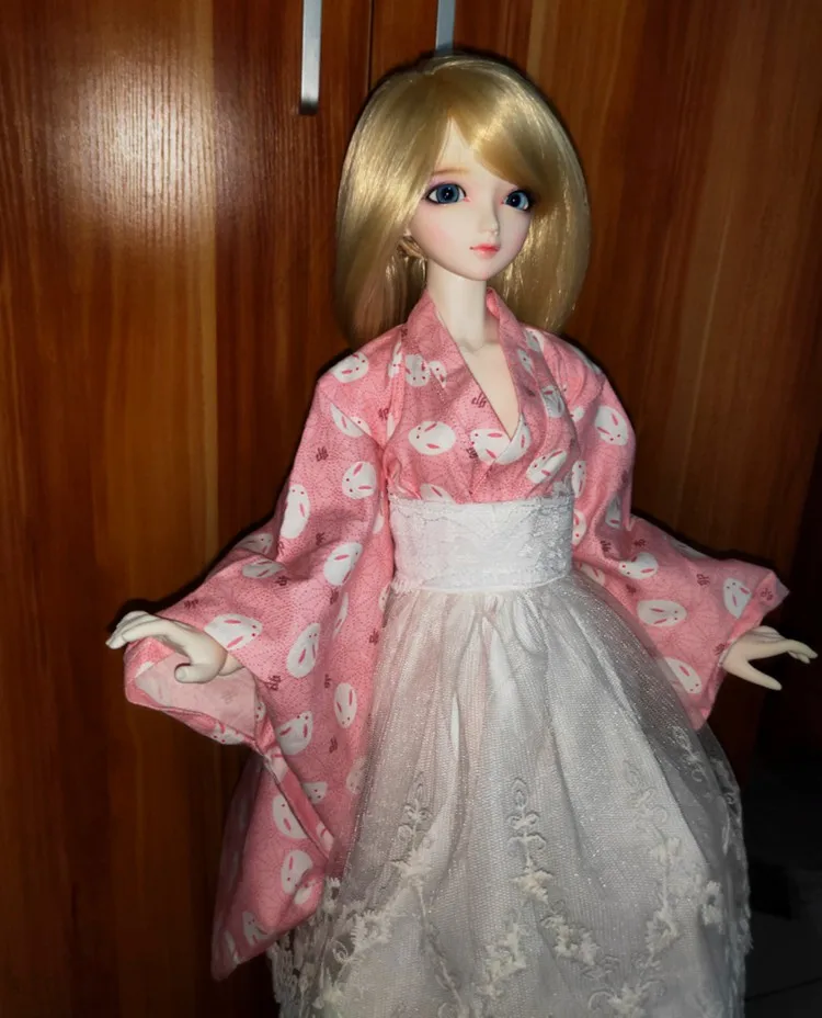 Кимоно в японском стиле с юбкой шарнирное кимоно аксессуары для кукол BJD/SD куклы