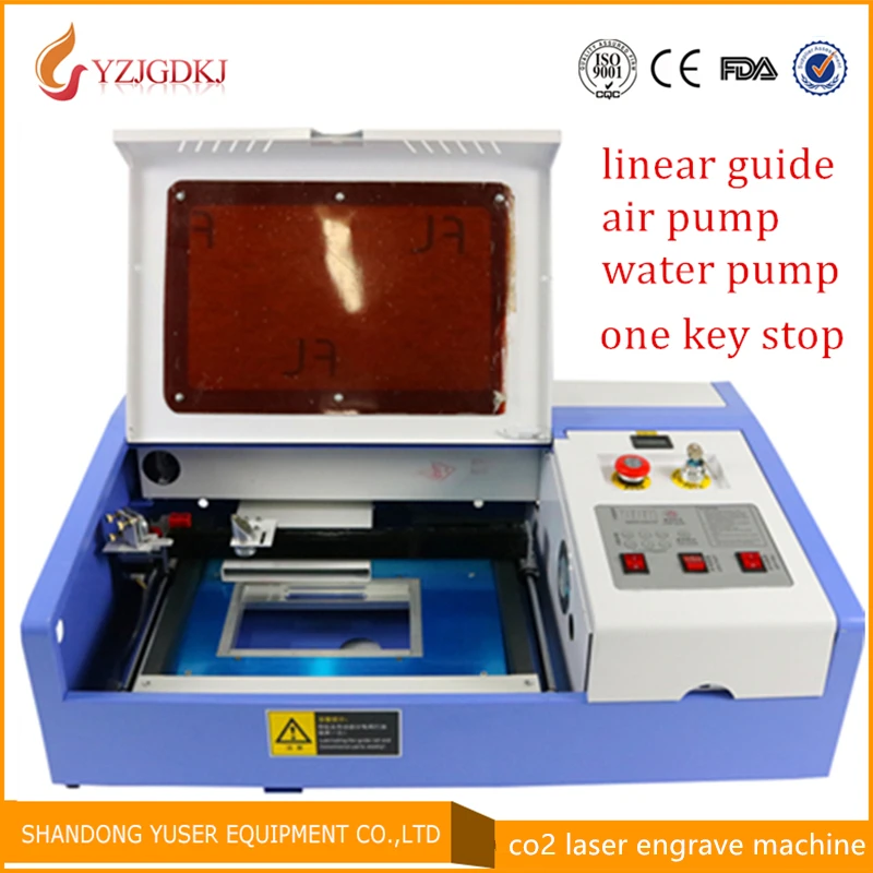 3020 40w co2 laser engrave machine ,laser engraver cutting machine diy