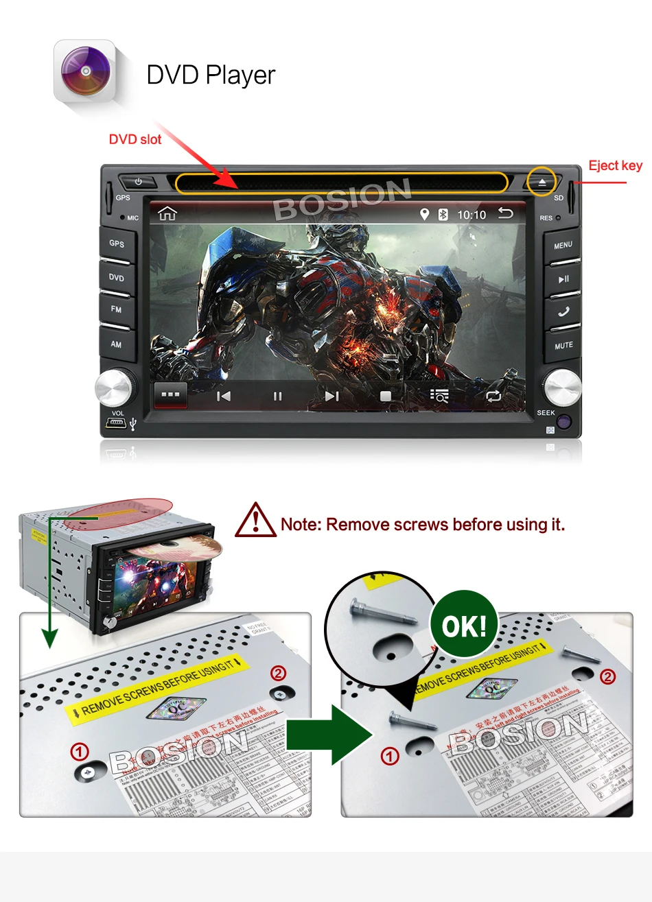 Perfect Universal 2 din Android 7.1 Car DVD player GPS+Wifi+Bluetooth+Radio+1.2GB CPU+DDR3 2GB+Capacitive Touch Screen+3G+car pc+audio 17
