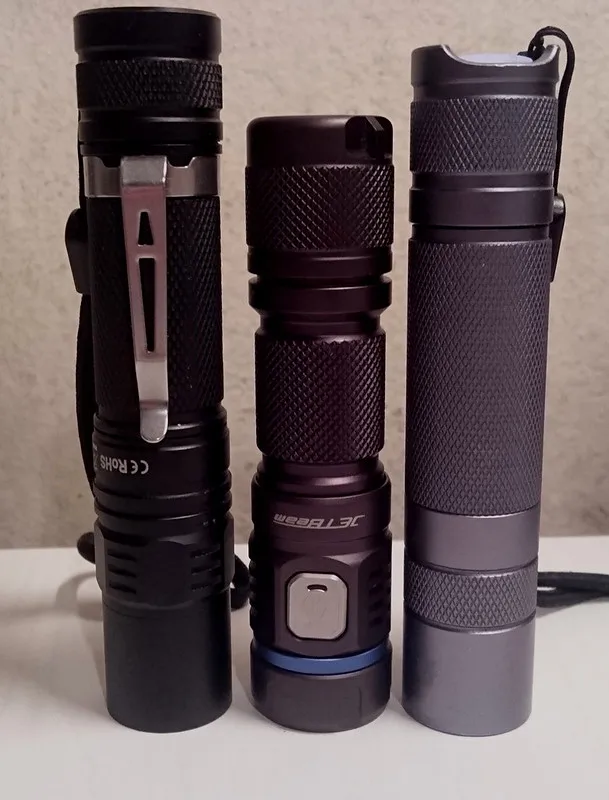  Original JETBeam E40R Mini USB Flashlight SST40 N4 BC LED 1100Lumens LED Flashlight with 18650 Batt - 32831430577