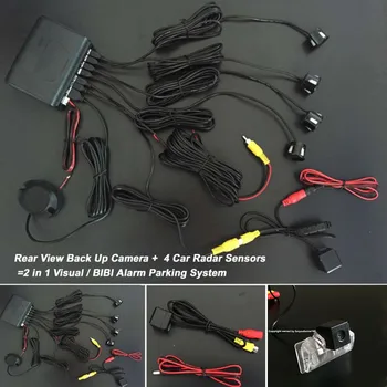 

Car Parking Sensors + Car Rear View Camera = 2 in 1 Visual / BIBI Alarm Parking System For Nissan Sentra / Versa Note 2014~2015
