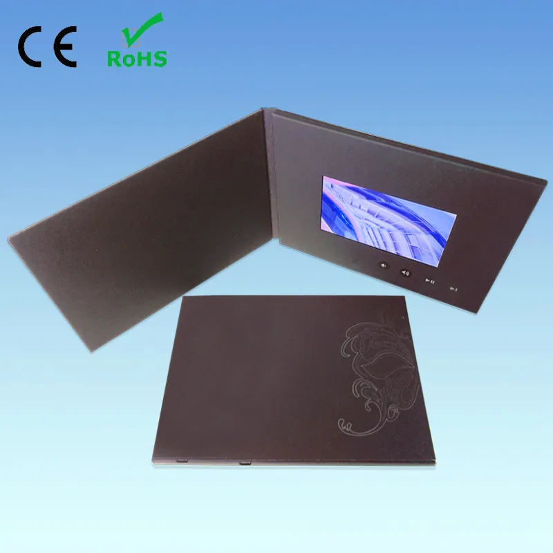 

take your prints New LCD Video Brochure Cards for Presentations Digital Advertising Player 4.3 inch Screen Video screen cards