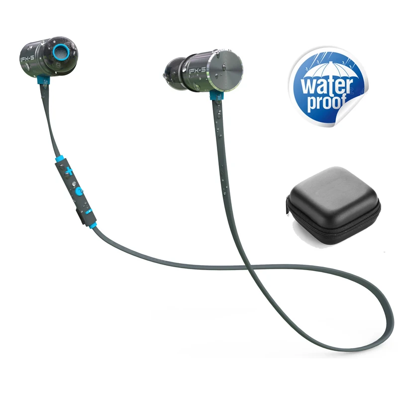 

LETIKE Wireless Bluetooth Earphones 4.1 Magnetic Stereo In-Ear Earbuds IPX5 Waterproof dual battery for Sport Runner