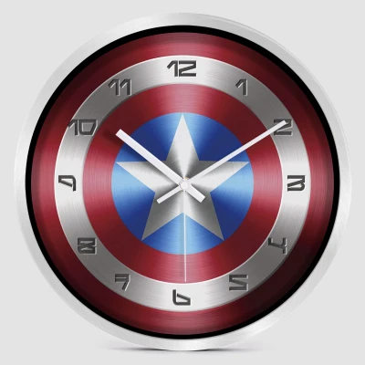 12 дюймовые бесшумные настенные часы с героями мультфильмов супер герой Мститель, красочные современные настенные часы для детской комнаты, спальни, кухни, домашнего декора - Цвет: 12