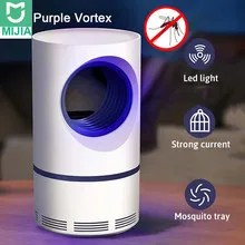 Xiaomi mijia purple vortex Electric Mosquito Killer LED Lamps Mosquito Trap Light Anti-Mosquito Repeller Killer Pest Control original xiaomi mijia movable portable mosquito repellent killer timing no heating fan drive with led light use 90 day
