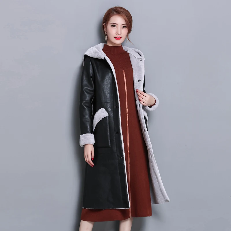 2018 Long bh4f413 Vêtements Nouvelle De 17846 Yellow Manteau Femmes Travail Automne Black Hiver Manteaux Bh4f413 Livraison Laine Mode Fourrure Qulaity Gratuite Haute dCBexo