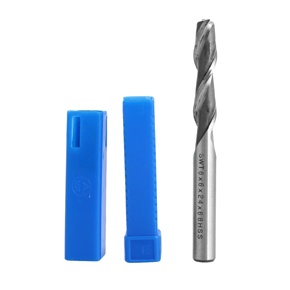 

OOTDTY Extra Long 2 Flute HSS & Aluminium End 6mm Mill Cutter CNC Bit Extended New