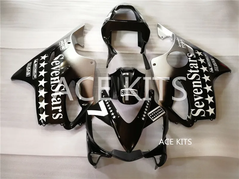 ACE наборы впрыска ABS Обтекатели комплект Подходит для HONDA CBR600F4i 2001 2002 2003 CBR600F4i 01 02 03 белый черный qq7