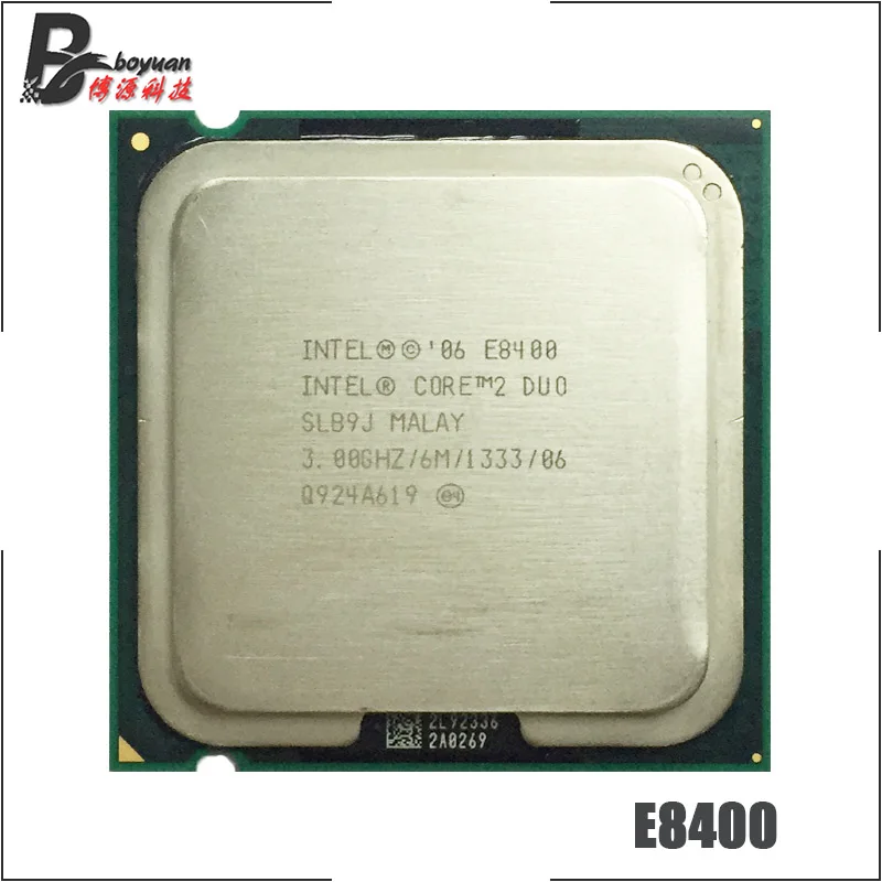 Socket T LGA-775 1333MHz FSB Intel Core 2 Duo E8400 3GHz Desktop Processor 3GHz 6MB L2 Renewed 