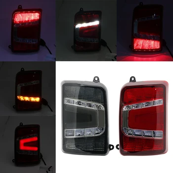 

2pcs For Lada Niva 4X4 1995- LED tail lights with running turn signal PMMA / ABS plastic function accessories car styling tuning