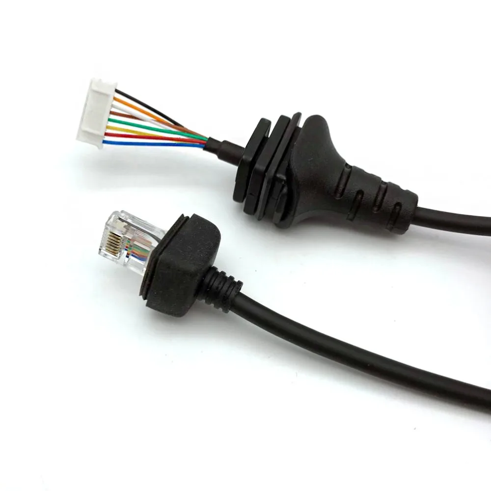 Mic Cable For HM-152 ICOM RADIO MICROPHONE IC F121S IC F221S,IC F221,IC F520 (2)