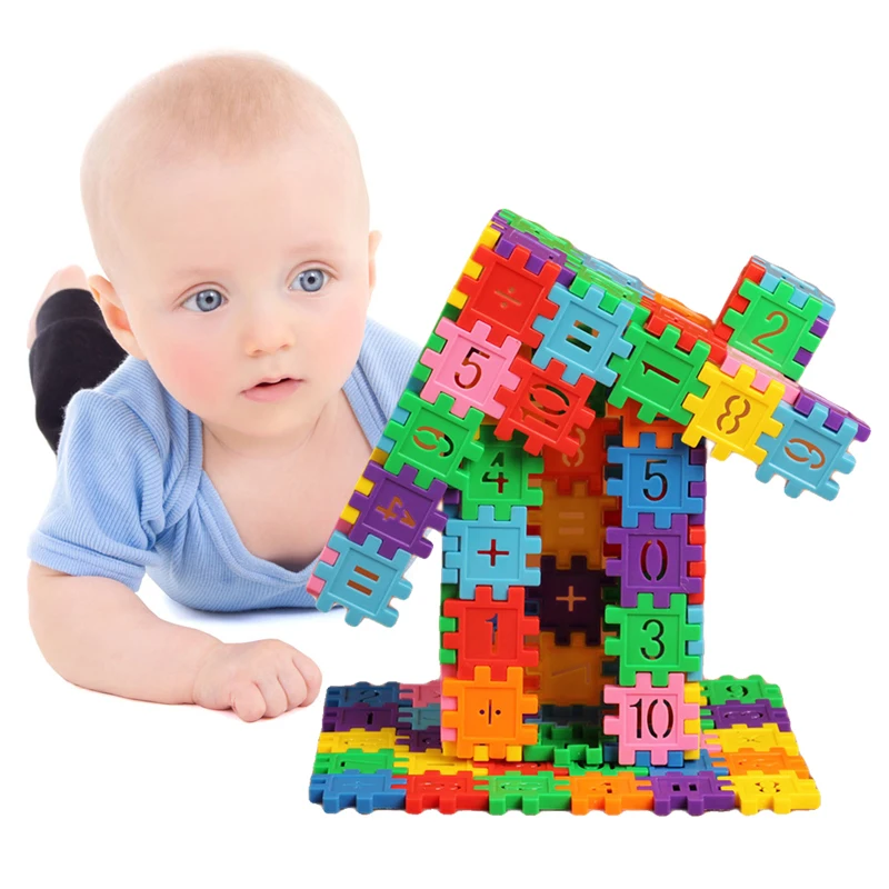 Buy 80pcs/lot Digital Building Blocks Creative Plastic