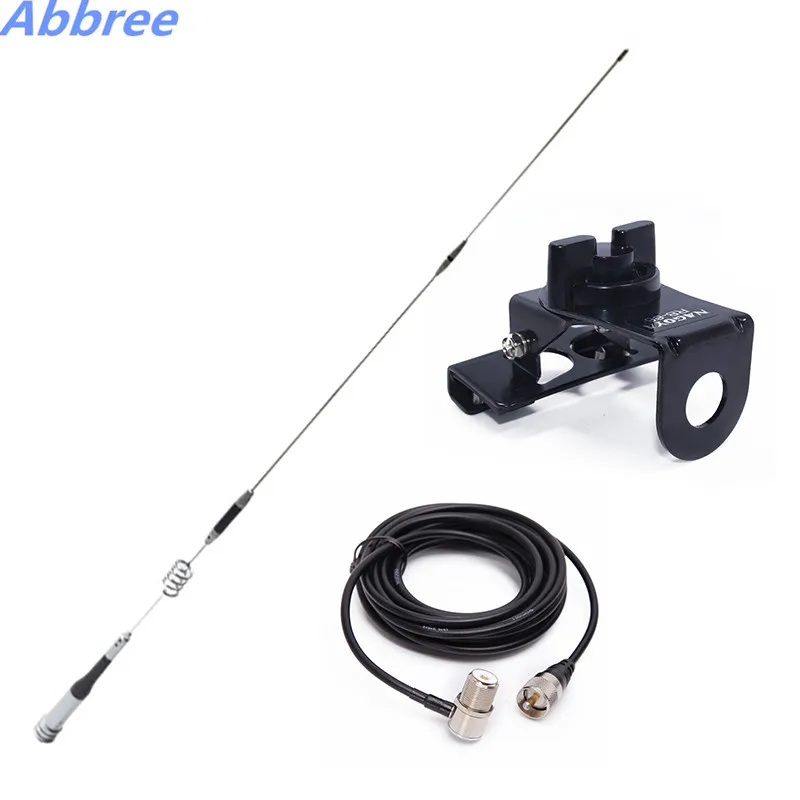 Бриллиантовая мобильная антенна SG7200 UHF/VHF Двухдиапазонная деталь + черный