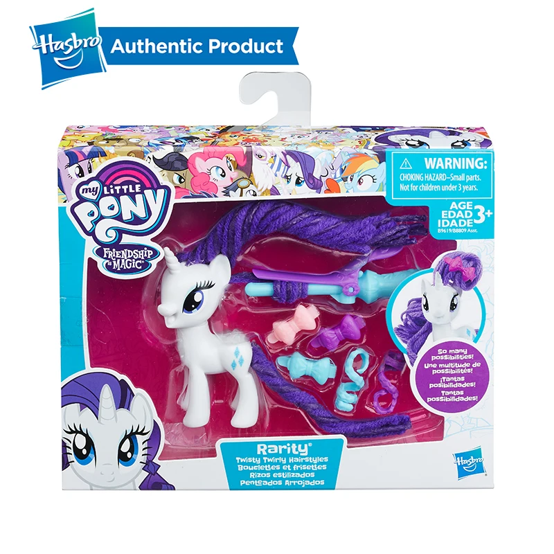 Hasbro мой маленький пони скрученные прически редкость Пинки Пай Эпплджек ПВХ