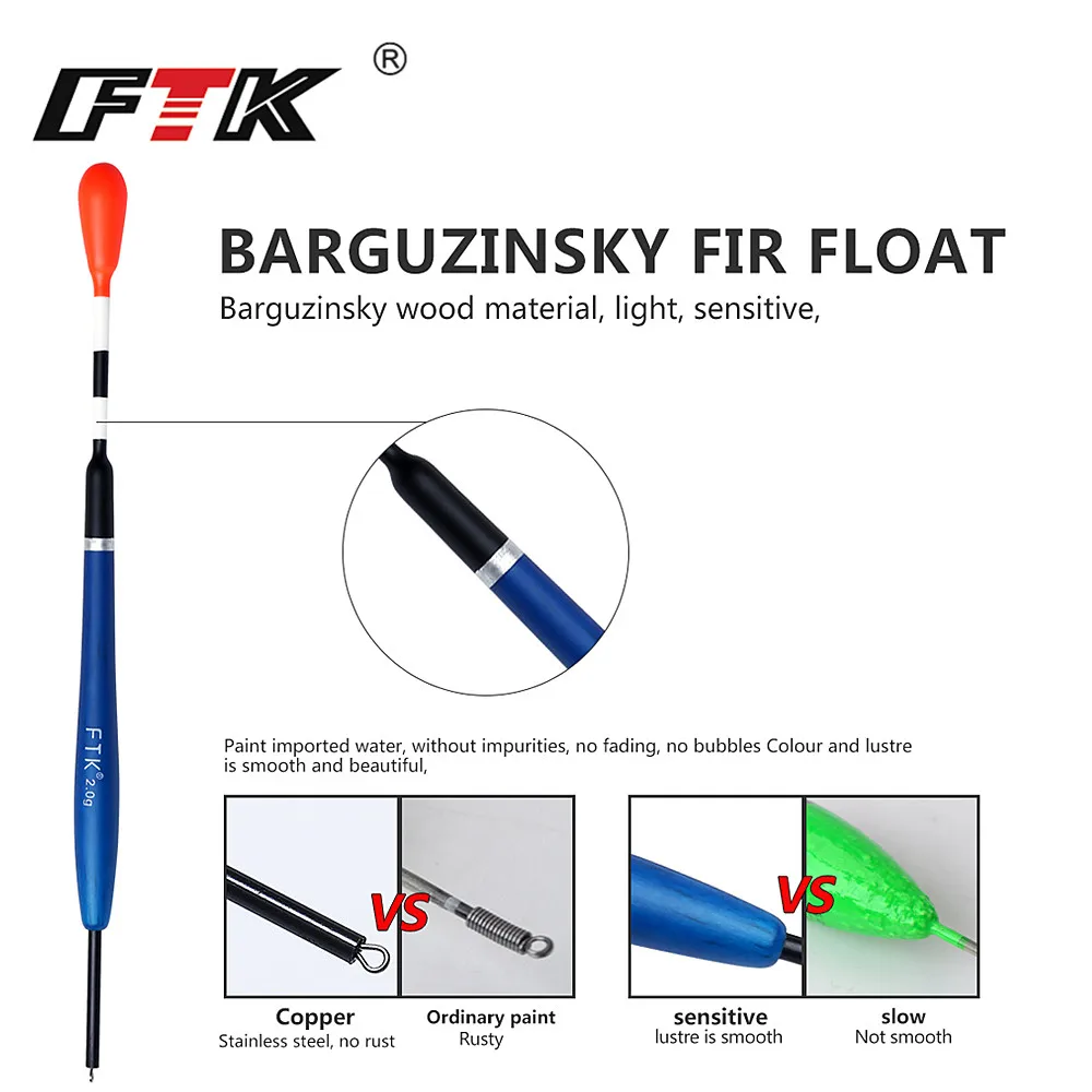 Поплавок для ловли карпа FTK Barguzinsky Fir вес поплавок 2 г 5g длина 19 5 23 см 10
